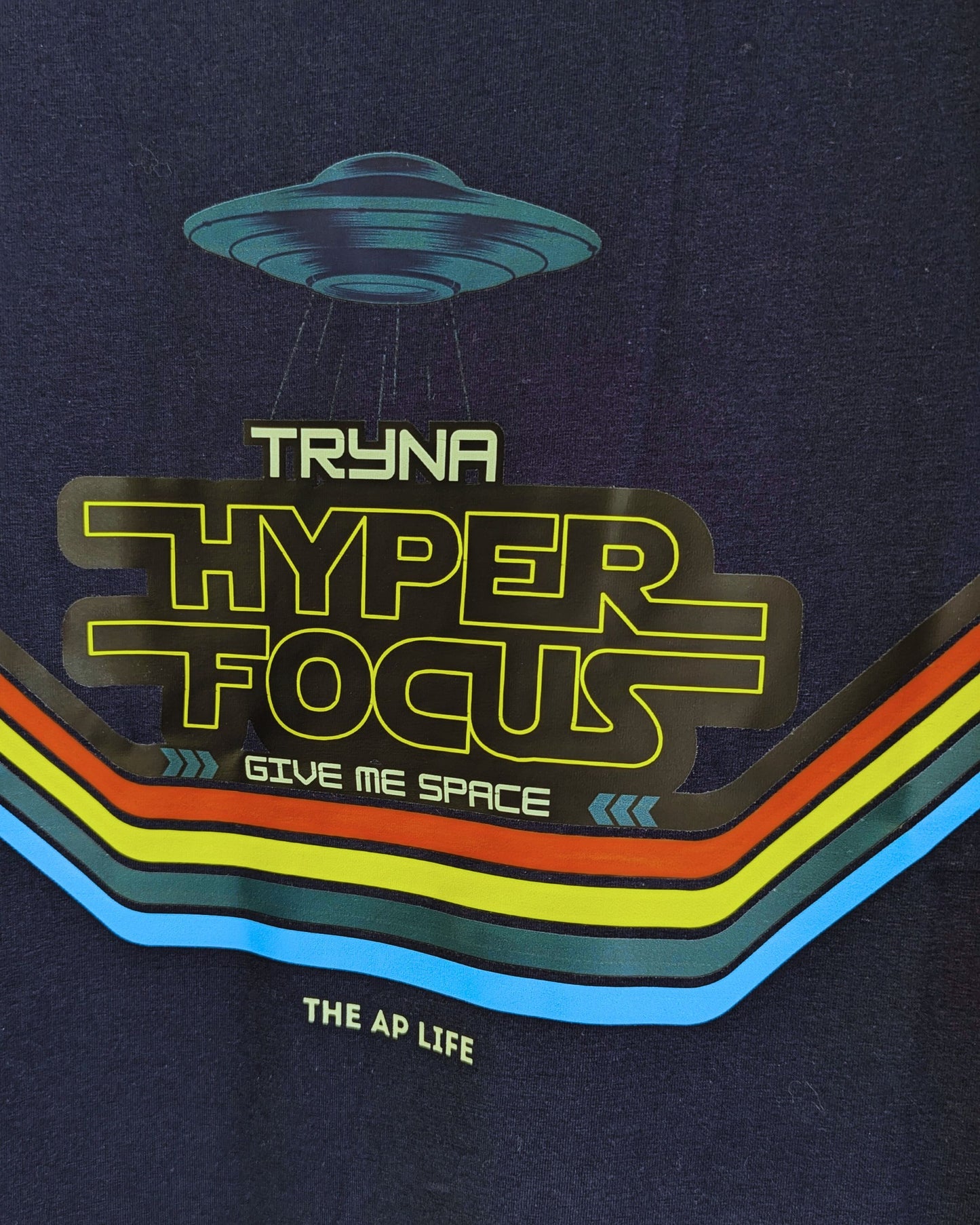 FINAL SALE - Tryna Hyper Focus Give Me Space Adult Unisex Tee - See Description