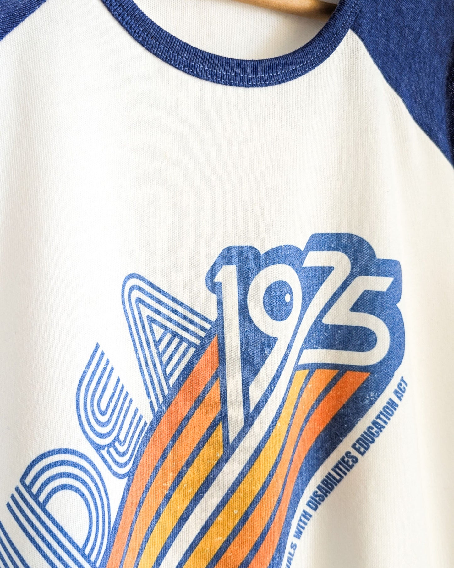 IDEA - 1975 - Individuals with Disabilities Education Act - Women's Raglan Rocker Tank