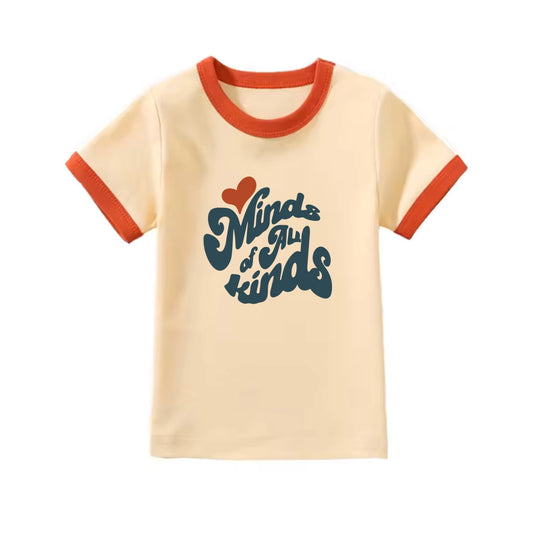 Minds of All Kinds Little Kids Ringer Tee - 10/28 Release Date