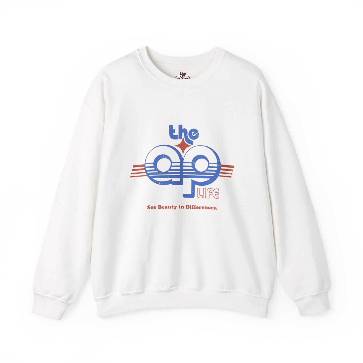 The AP Life - See Beauty in Differences - Adult Unisex Heavy Blend™ Crewneck Sweatshirt