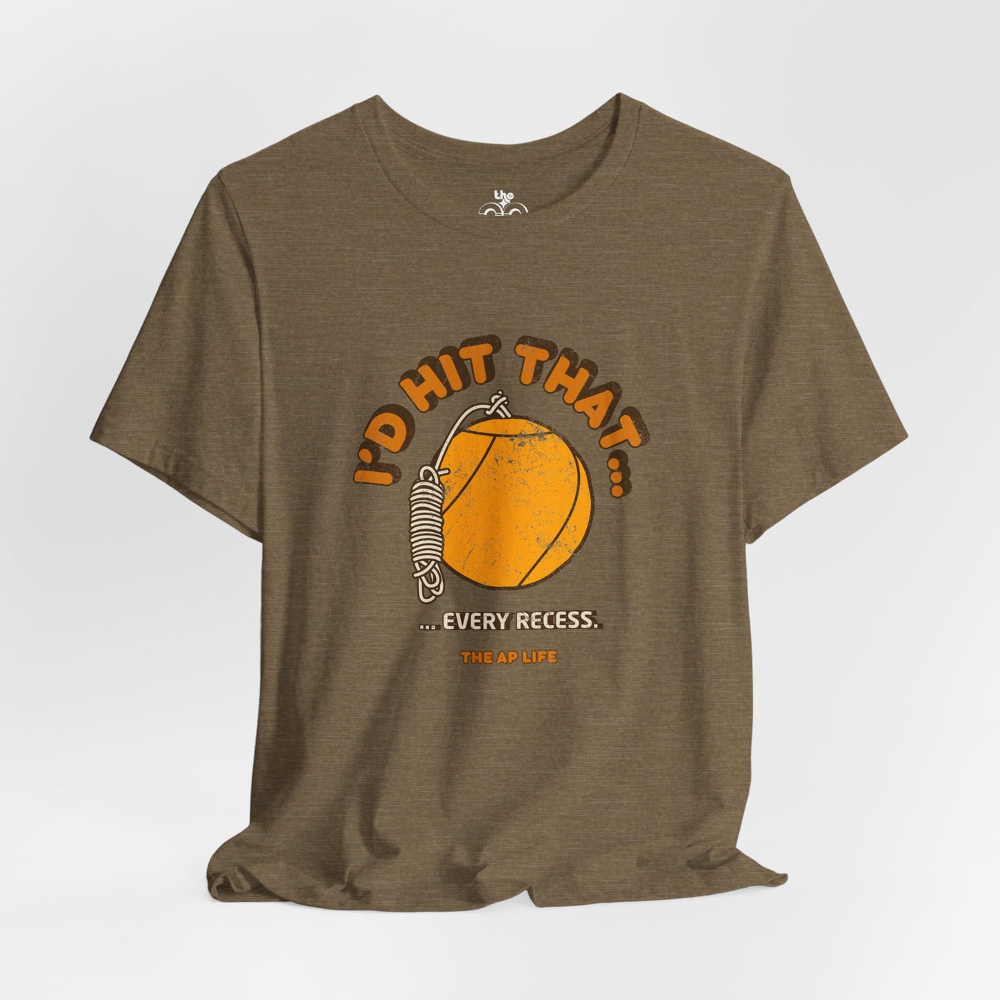 I'd Hit That Every Recess - Adult Unisex Jersey Short Sleeve Tee