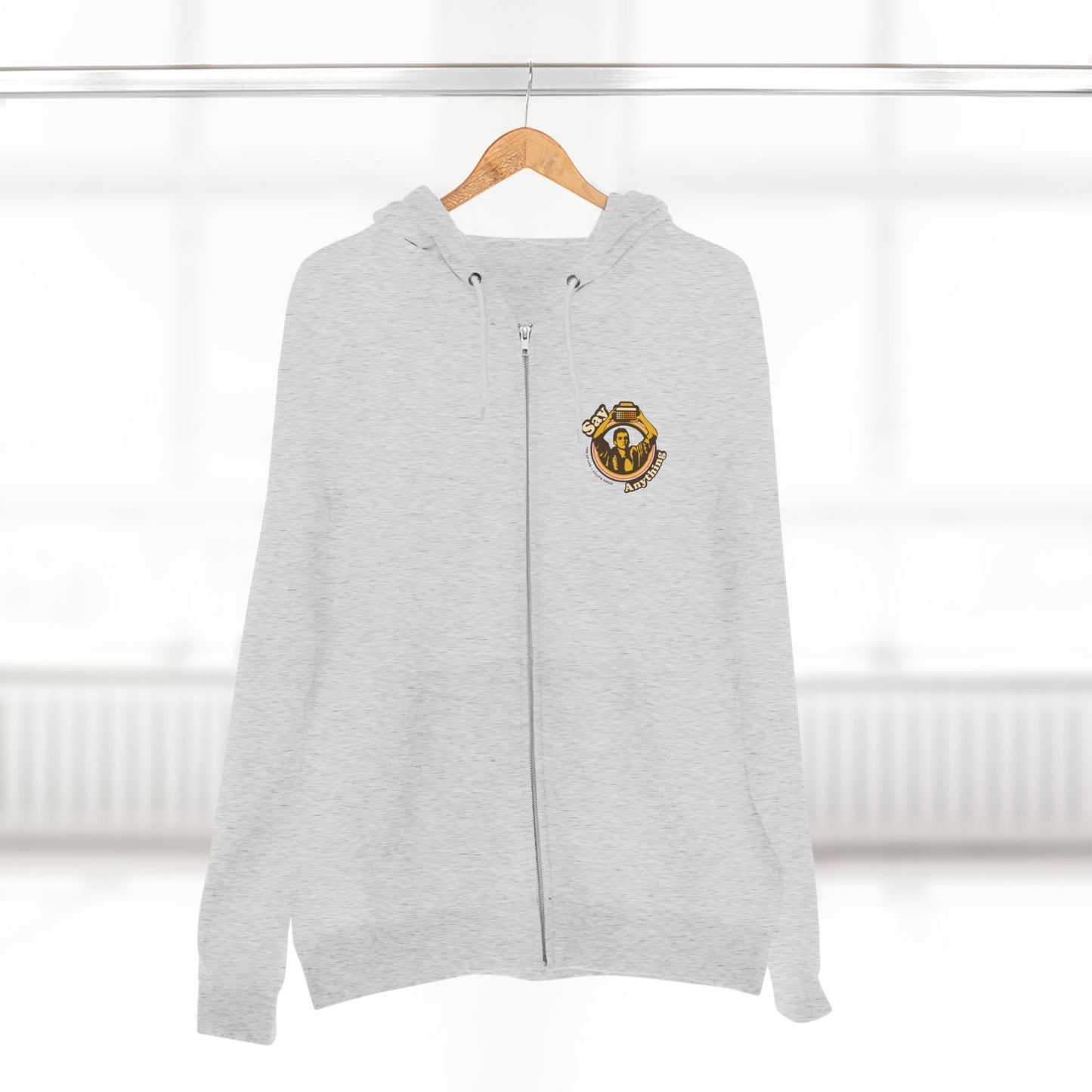Say Anything - AAC- Lilly's Voice + The AP Life - Adult Unisex Zip Hoodie