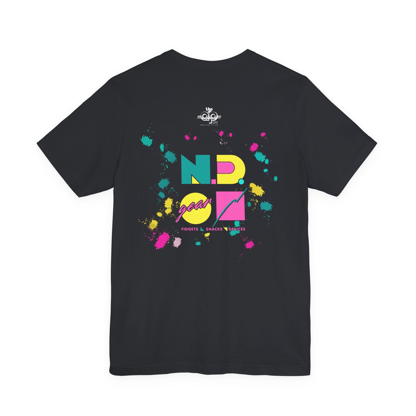 N.D. Gear - Fidgets, Snacks, Devices - Adult Unisex Jersey Short Sleeve Tee