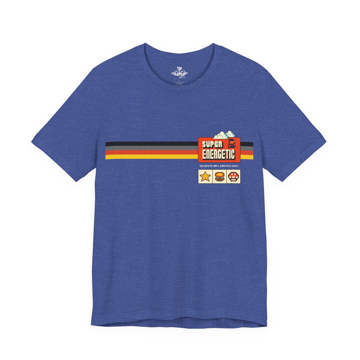 Super Energetic Despite My Limited Diet - Adult Unisex Jersey Short Sleeve Tee