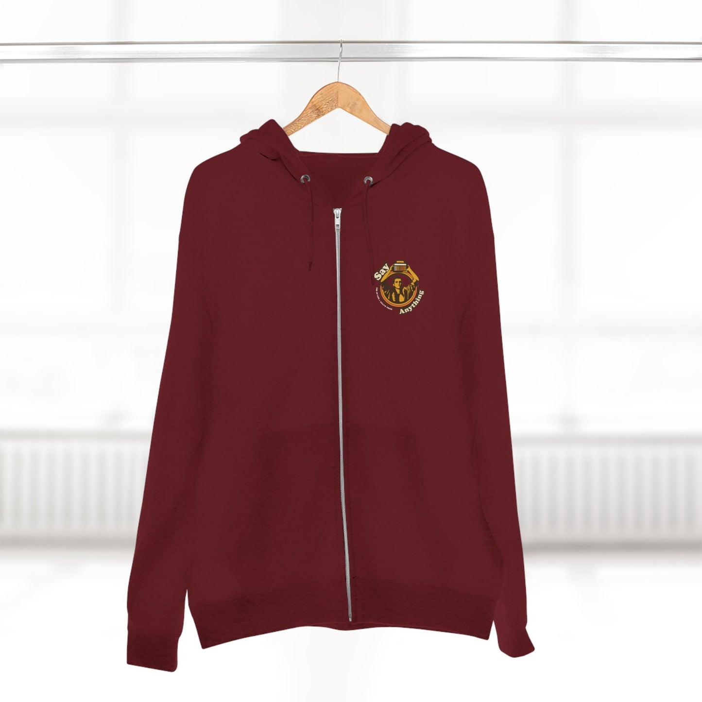 Say Anything - AAC- Lilly's Voice + The AP Life - Adult Unisex Zip Hoodie