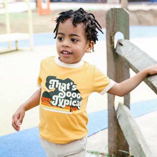That's So Neuro-Typical Yo Little Kids Ringer Tee
