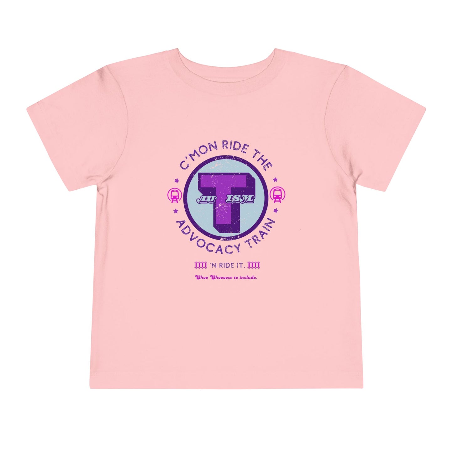 C'mon Ride The Autism Advocacy Train - Toddler Unisex Tee