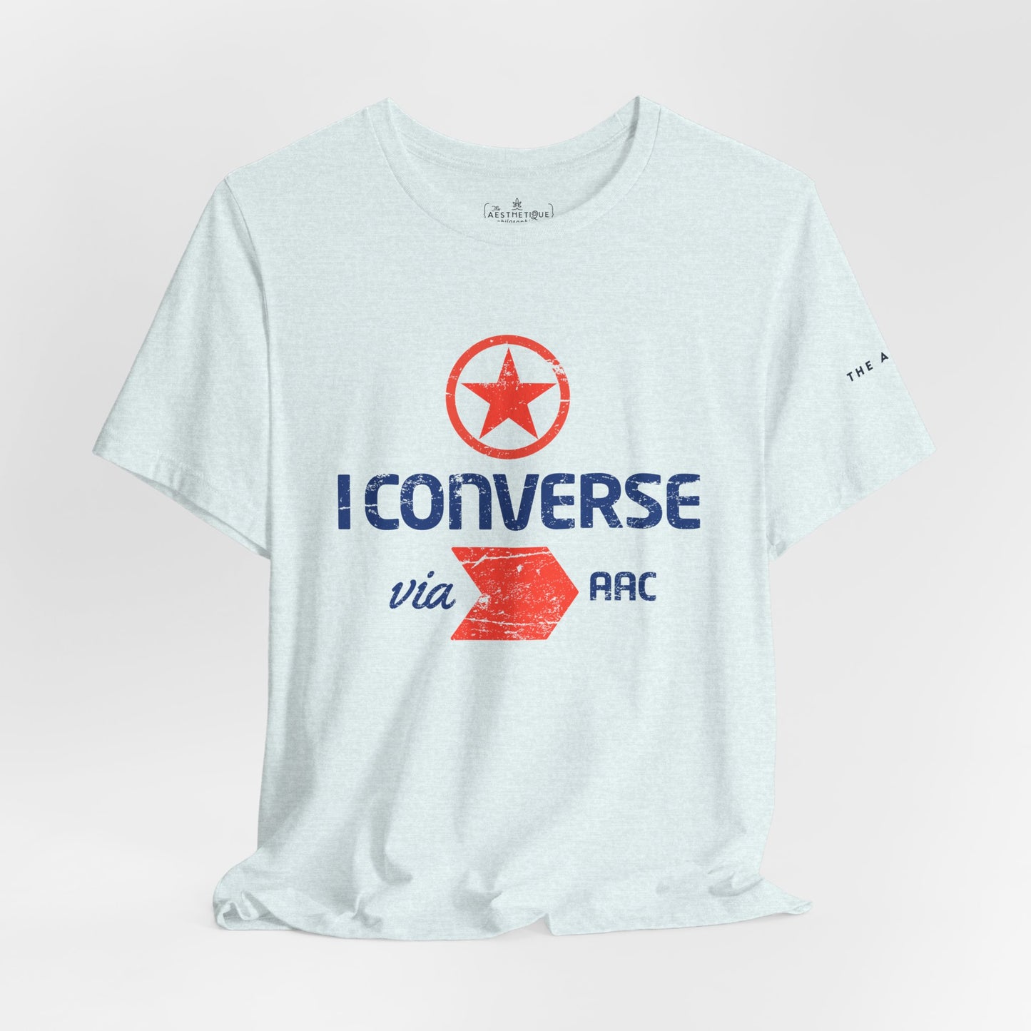 I Converse Via AAC - Unisex Jersey Short Sleeve Tee