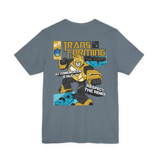 Transforming the Script - Gestalt Language Processing - Adult Unisex Jersey Tee