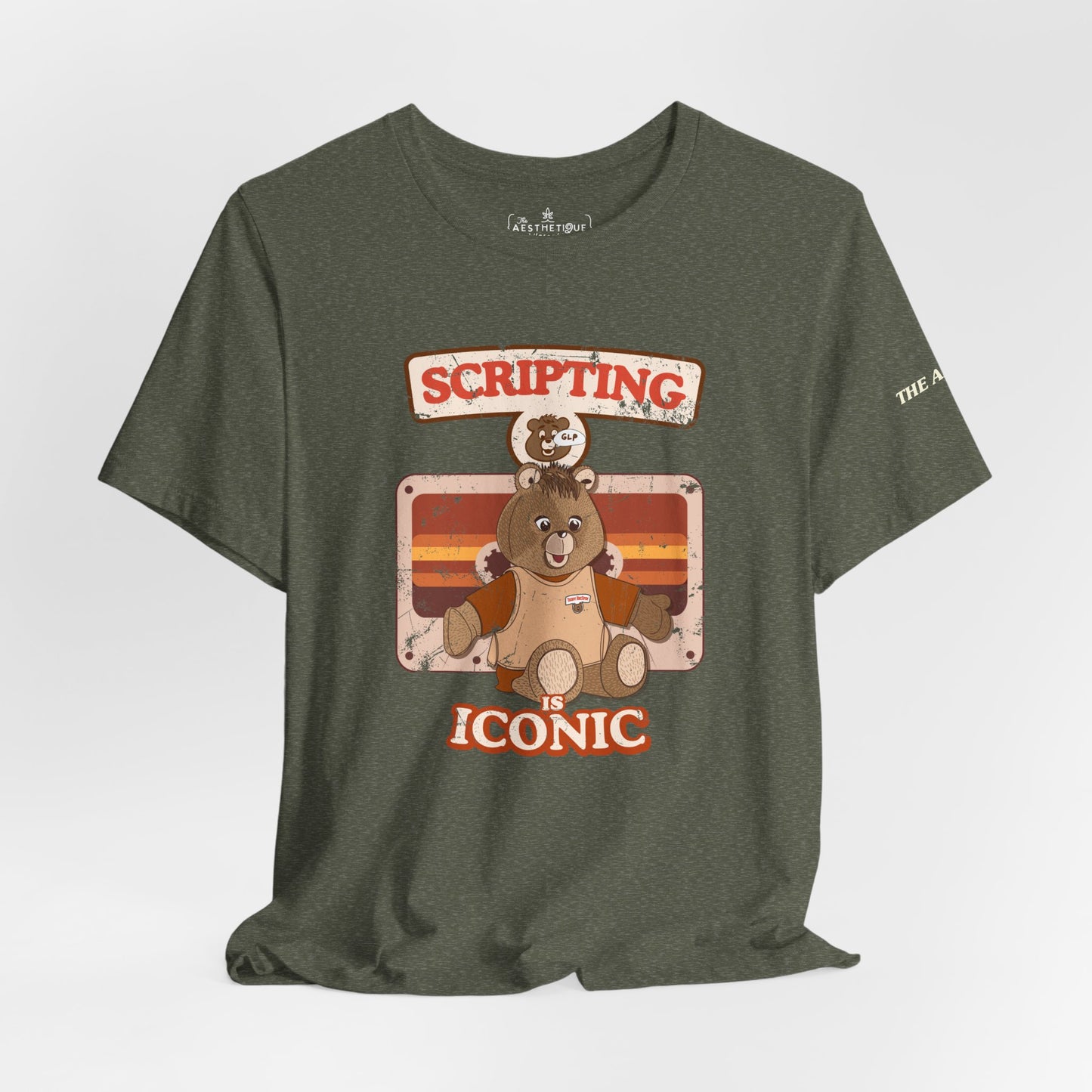 Scripting is Iconic - GLP - Teddy RecSpin - Adult Unisex Jersey Tee