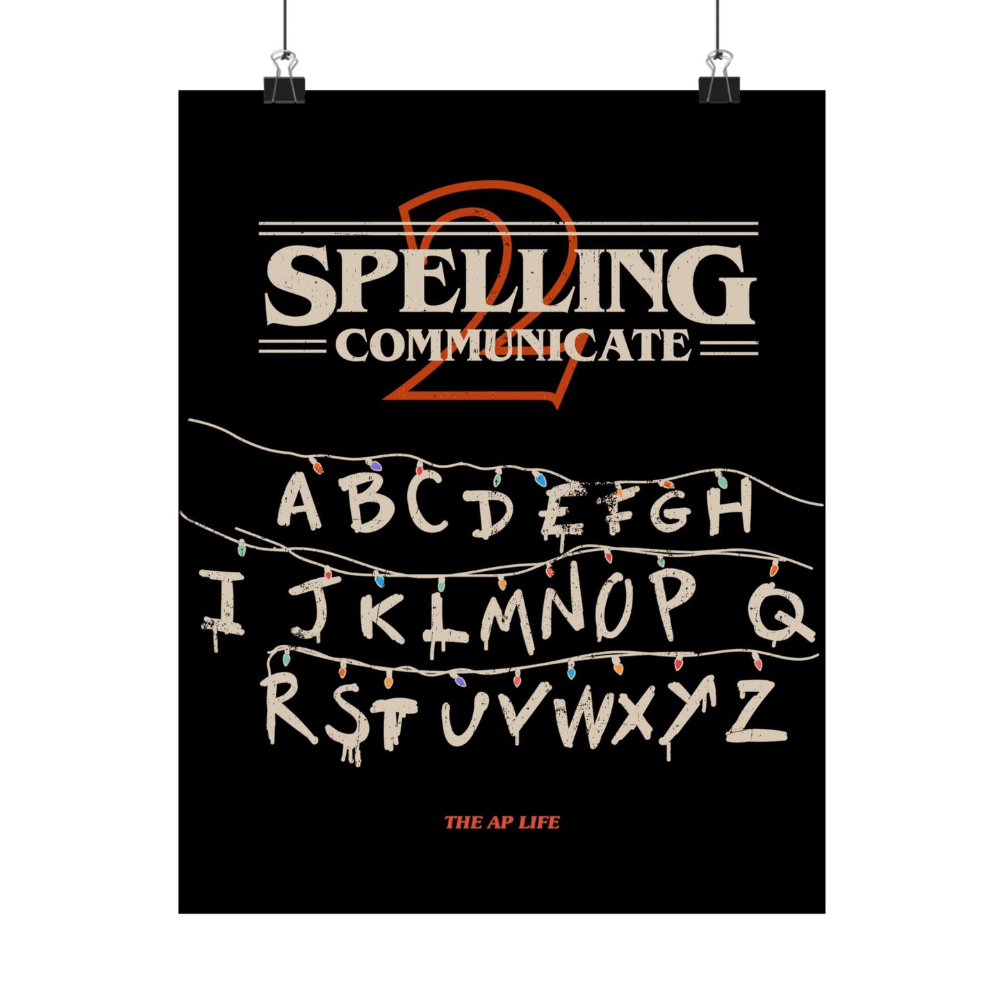 Spelling to Communicate - S2C - Matte Vertical Poster