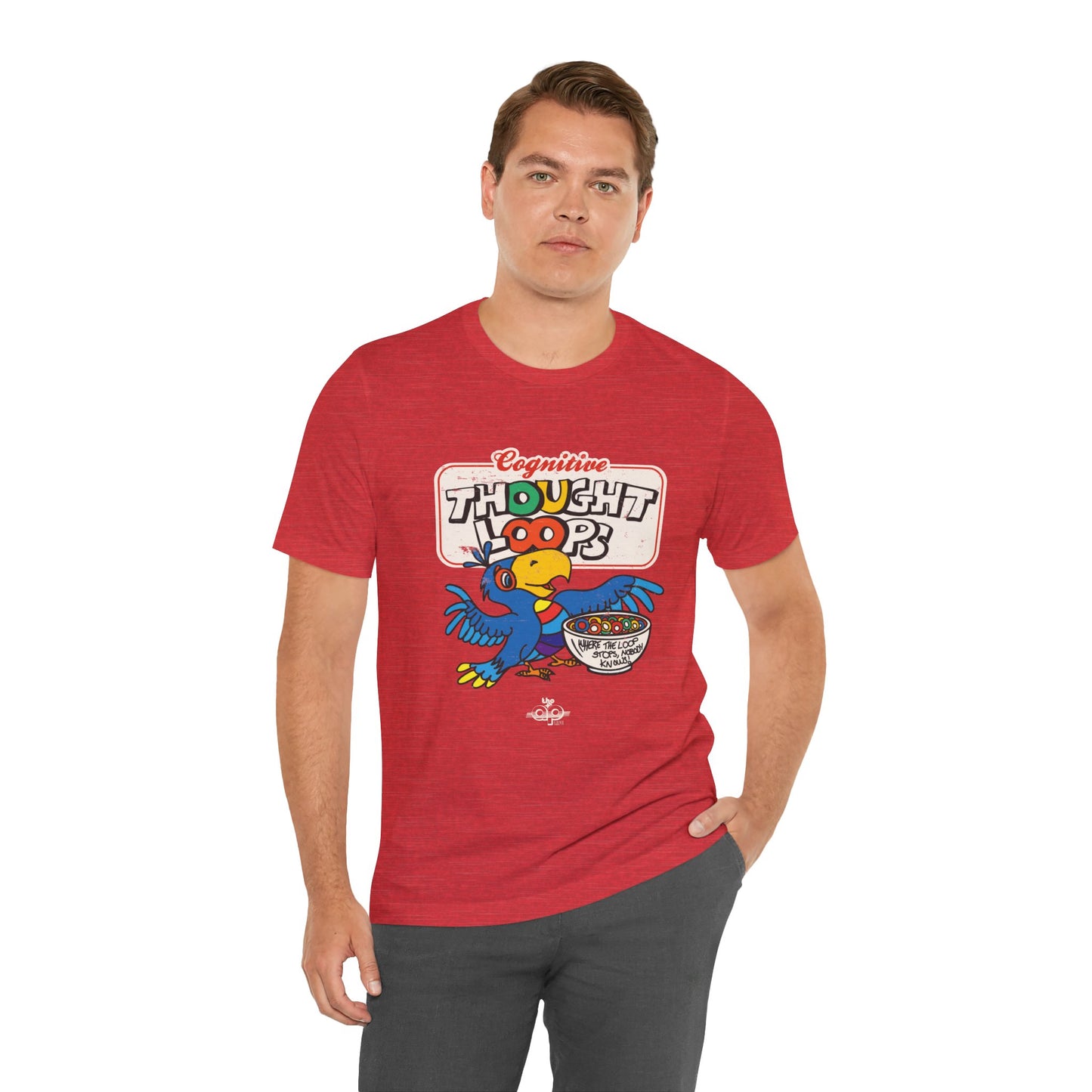 Cognitive Thought Loops - Where the Loop Stops, Nobody Knows - Adult Unisex Jersey Short Sleeve Tee