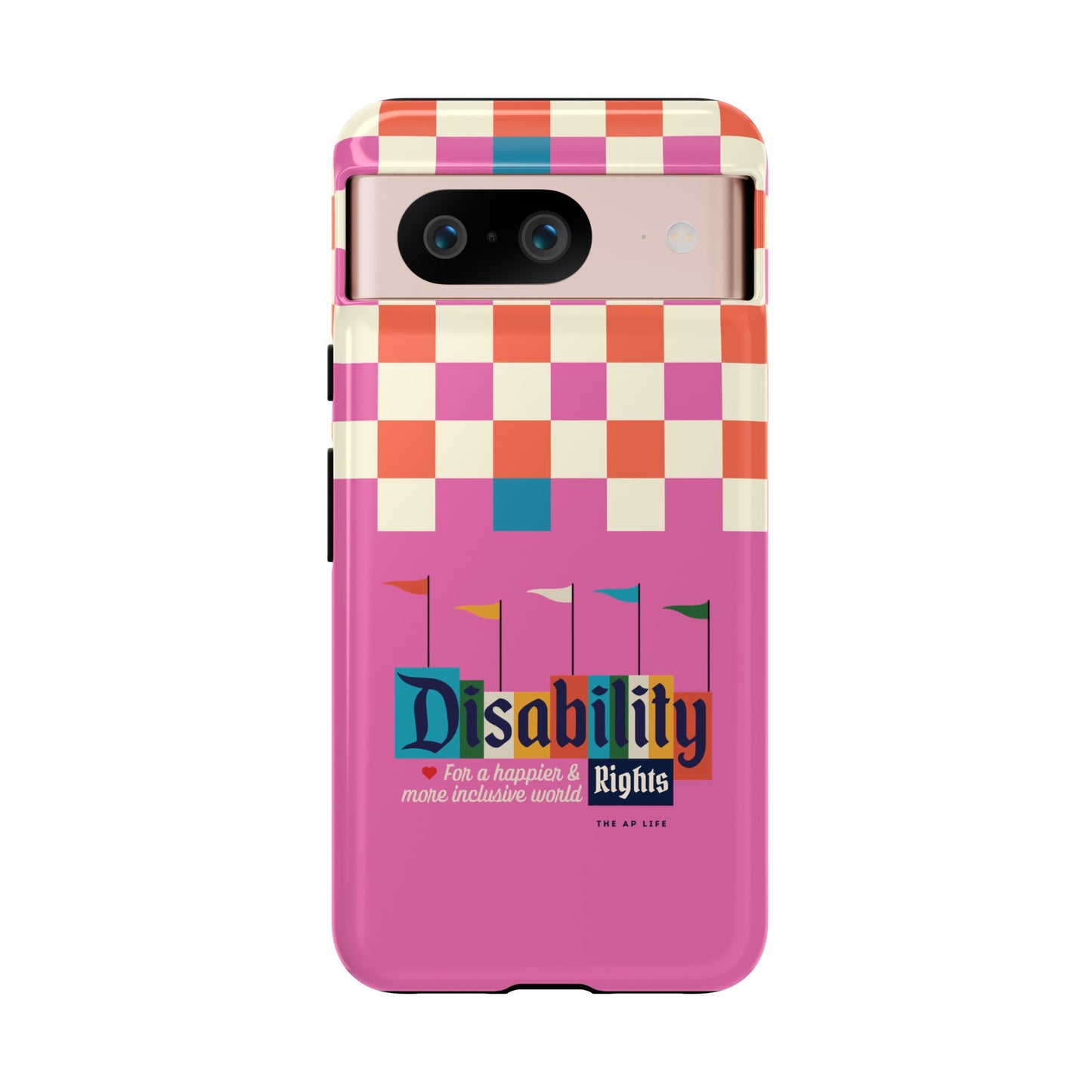 Disability Rights for a Happier & More Inclusive World - Android Phone Case for Google Pixel & Samsung Phones