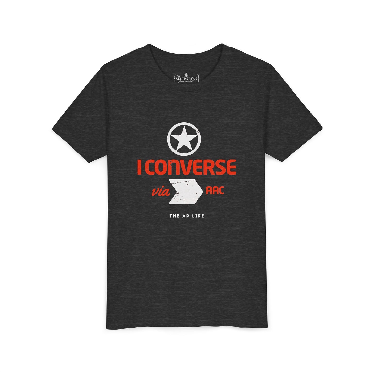 I Converse Via AAC - Youth Unisex Jersey Tee
