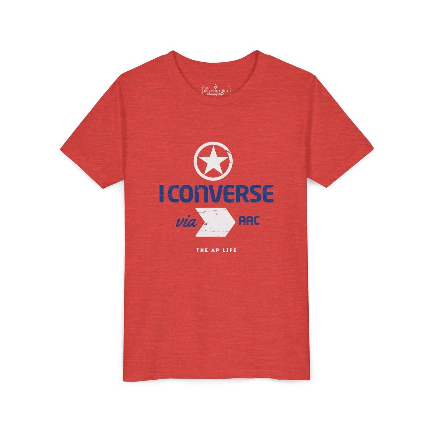 I Converse Via AAC - Youth Unisex Jersey Tee