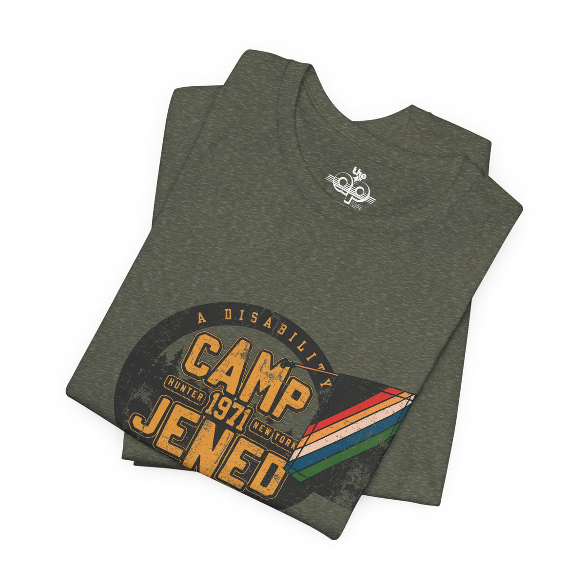 Camp Jened 1971 - A Disability Revolution - Adult Unisex Jersey Short Sleeve Tee