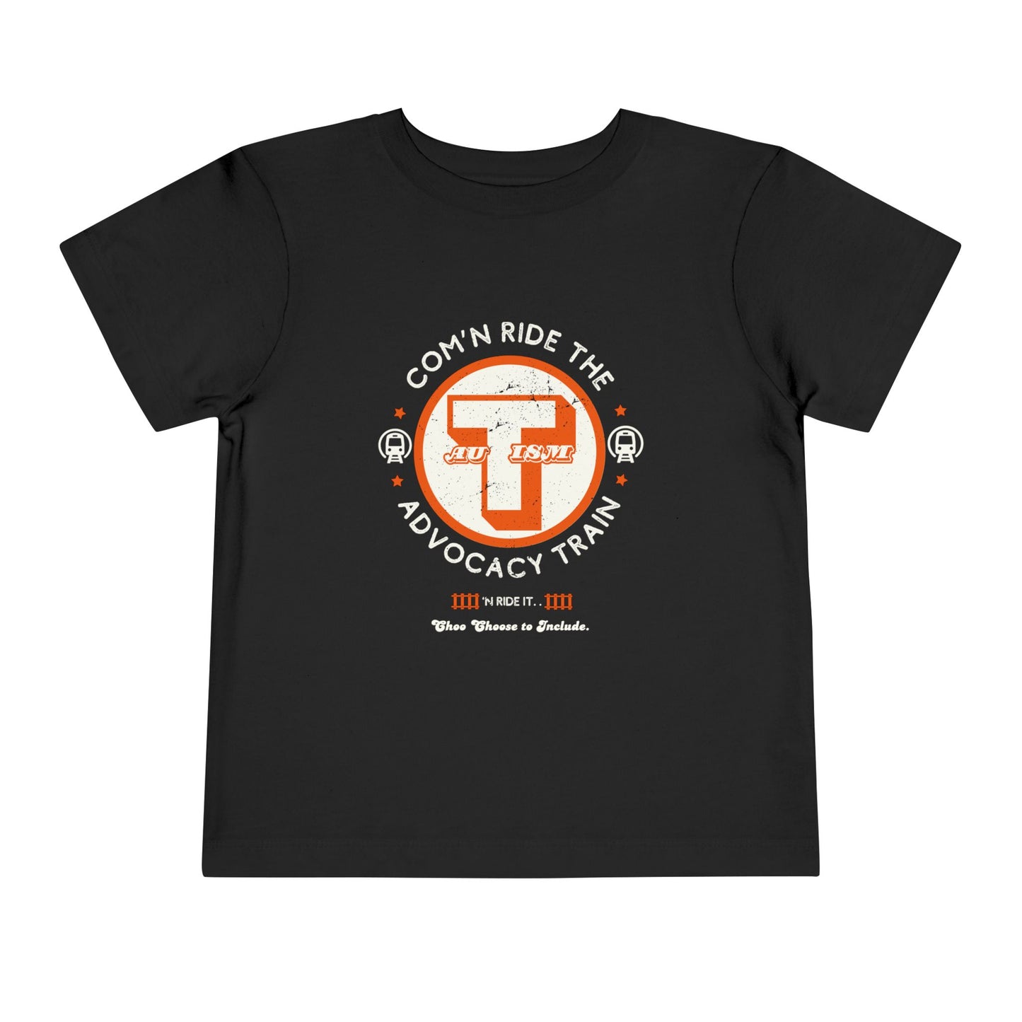C'mon Ride The Autism Advocacy Train - Toddler Unisex Tee