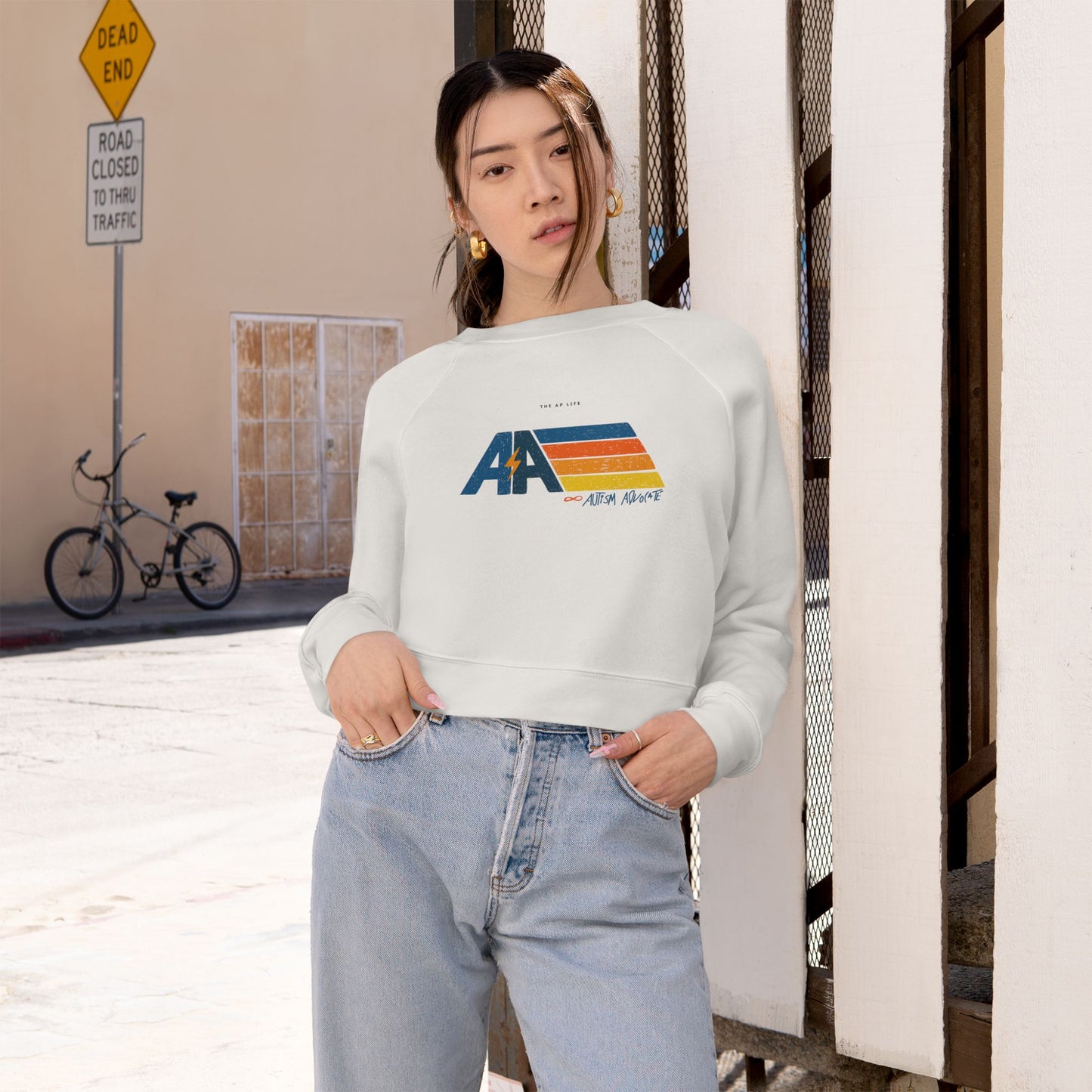 Autism Advocate - Women's Cropped Fleece Pullover
