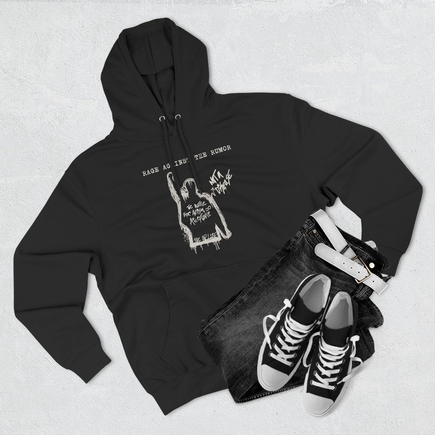 Rage Against the Rumor - The Battle for Autism Acceptance - Adult Unisex Hoodie
