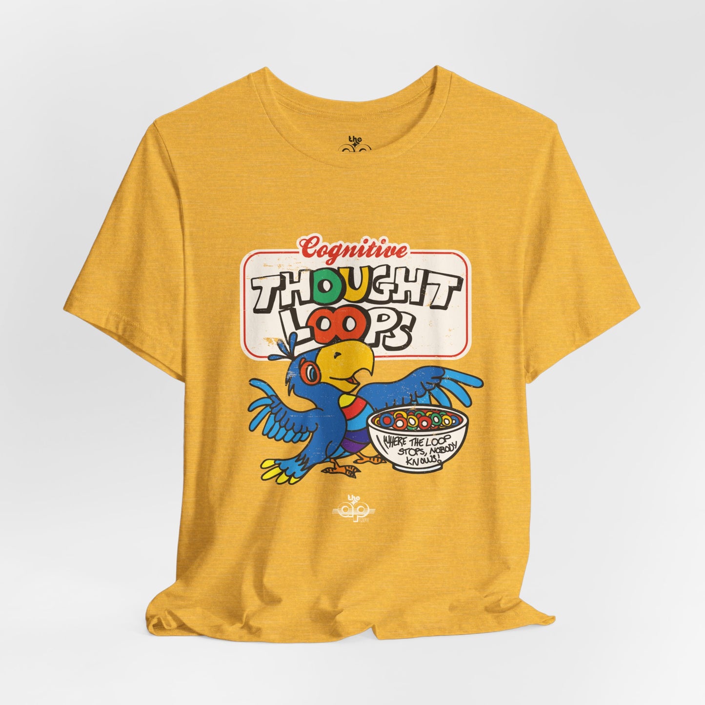 Cognitive Thought Loops - Where the Loop Stops, Nobody Knows - Adult Unisex Jersey Short Sleeve Tee