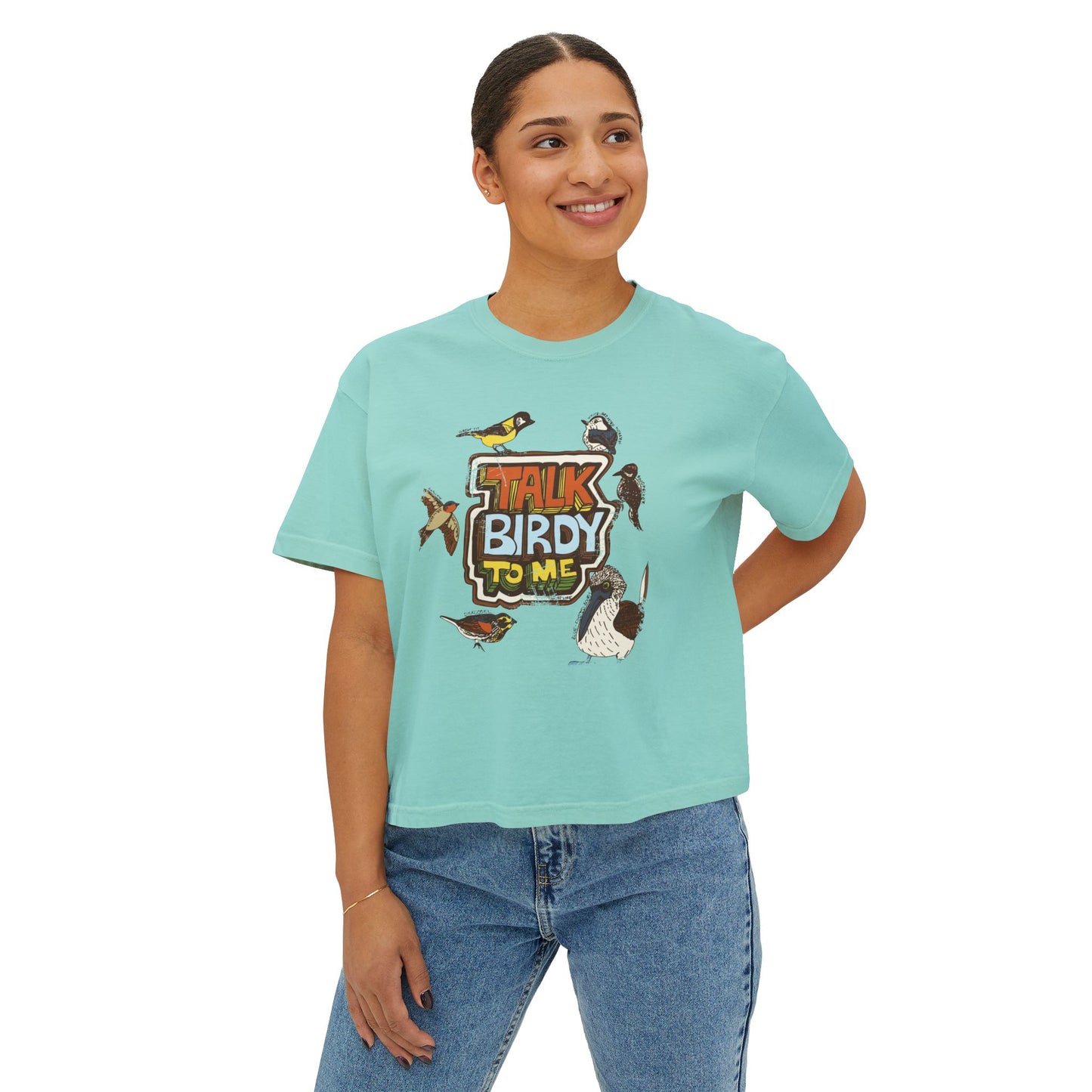 Talk Birdy to Me - Women's Boxy Tee
