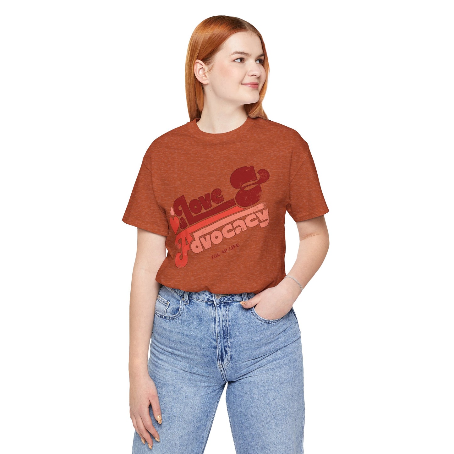 Love & Advocacy - Adult Unisex Jersey Short Sleeve Tee