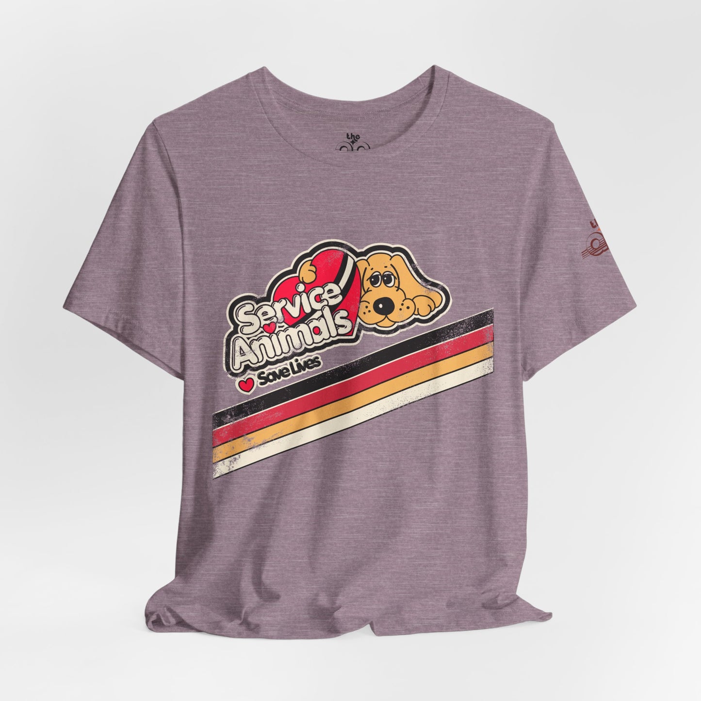 Service Animals Save Lives - Adult Unisex Jersey Short Sleeve Tee