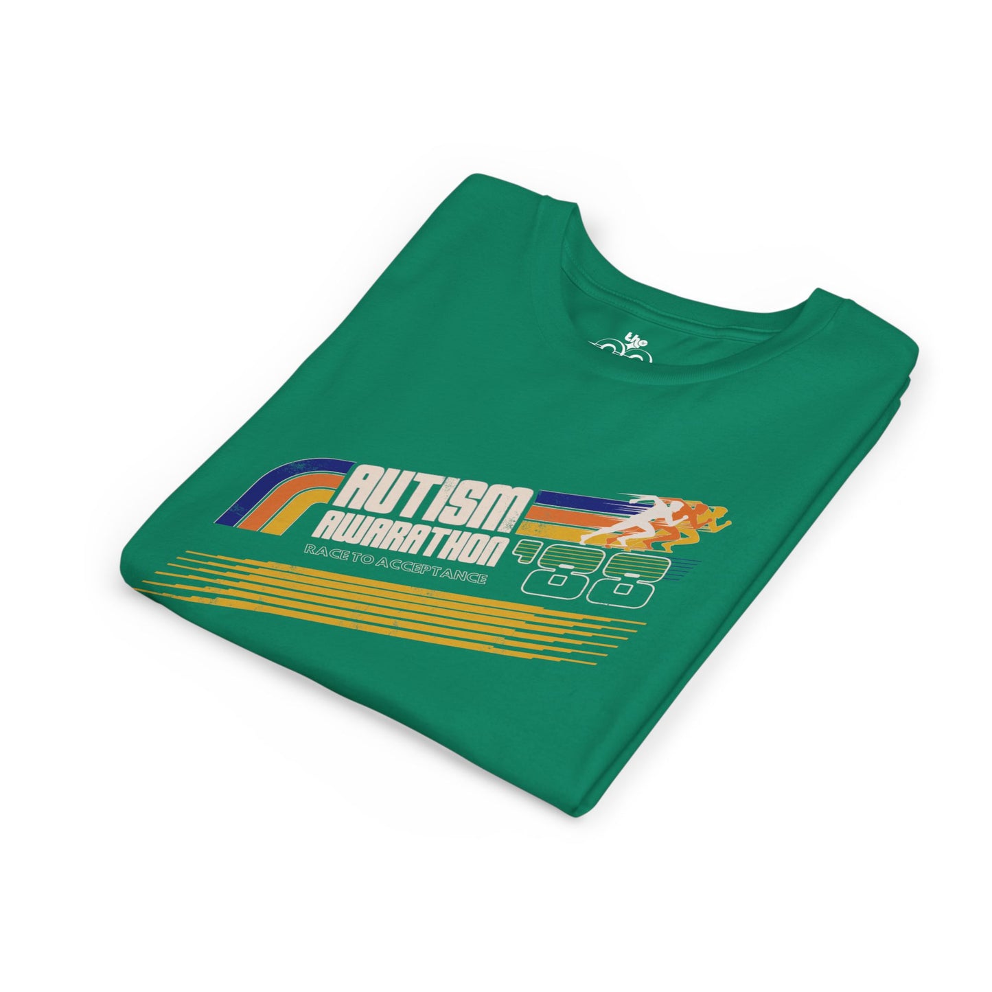 Autism Awarathon - Race to Acceptance - Youth Unisex Short Sleeve Tee