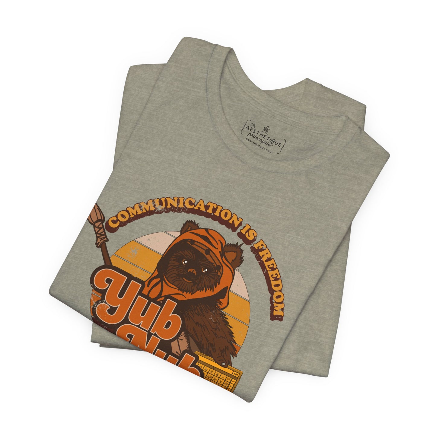 Communication is Freedom - Yub Nub - AAC - Unisex Jersey Short Sleeve Tee