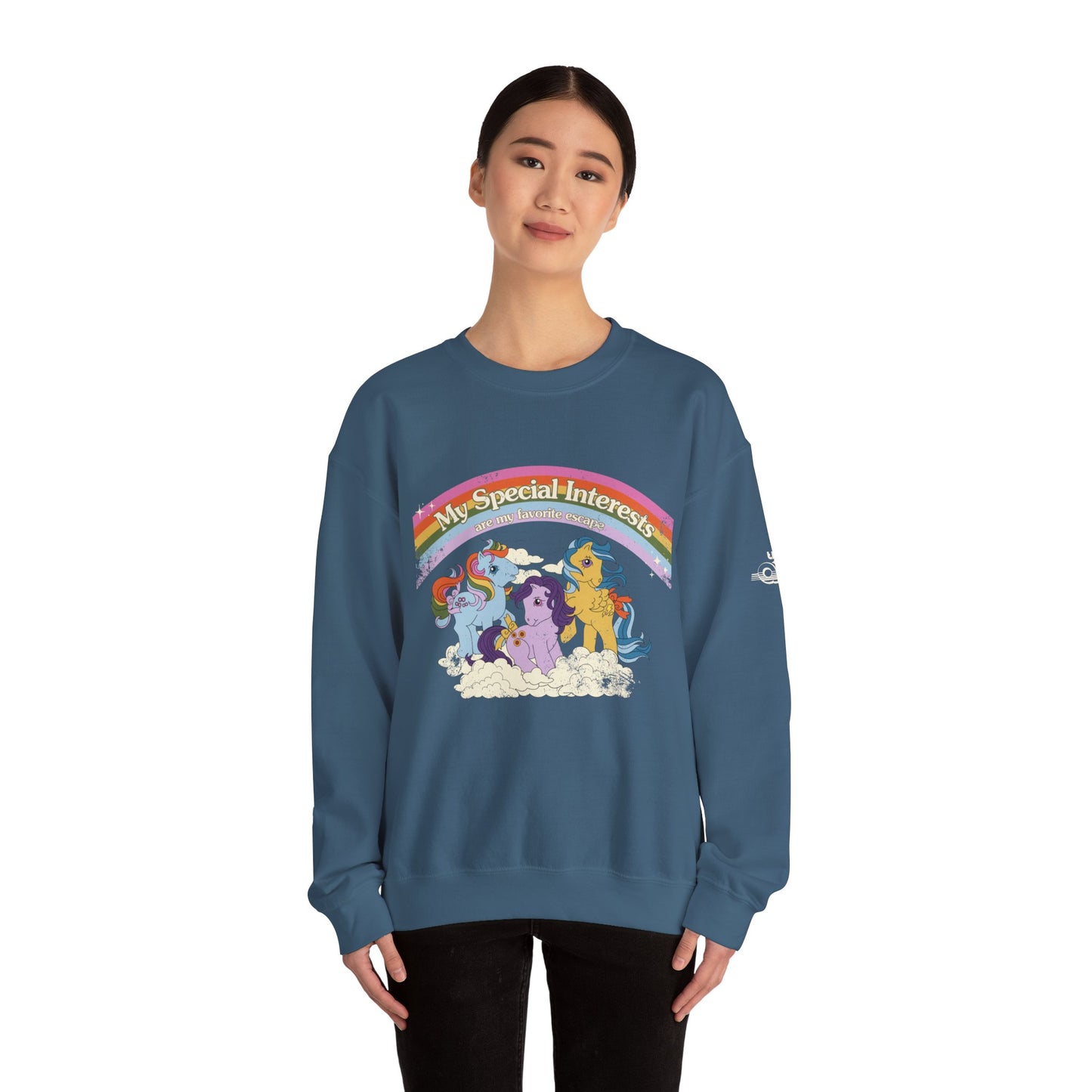 My Special Interests are my Favorite Escape - Adult Unisex Heavy Blend™ Crewneck Sweatshirt