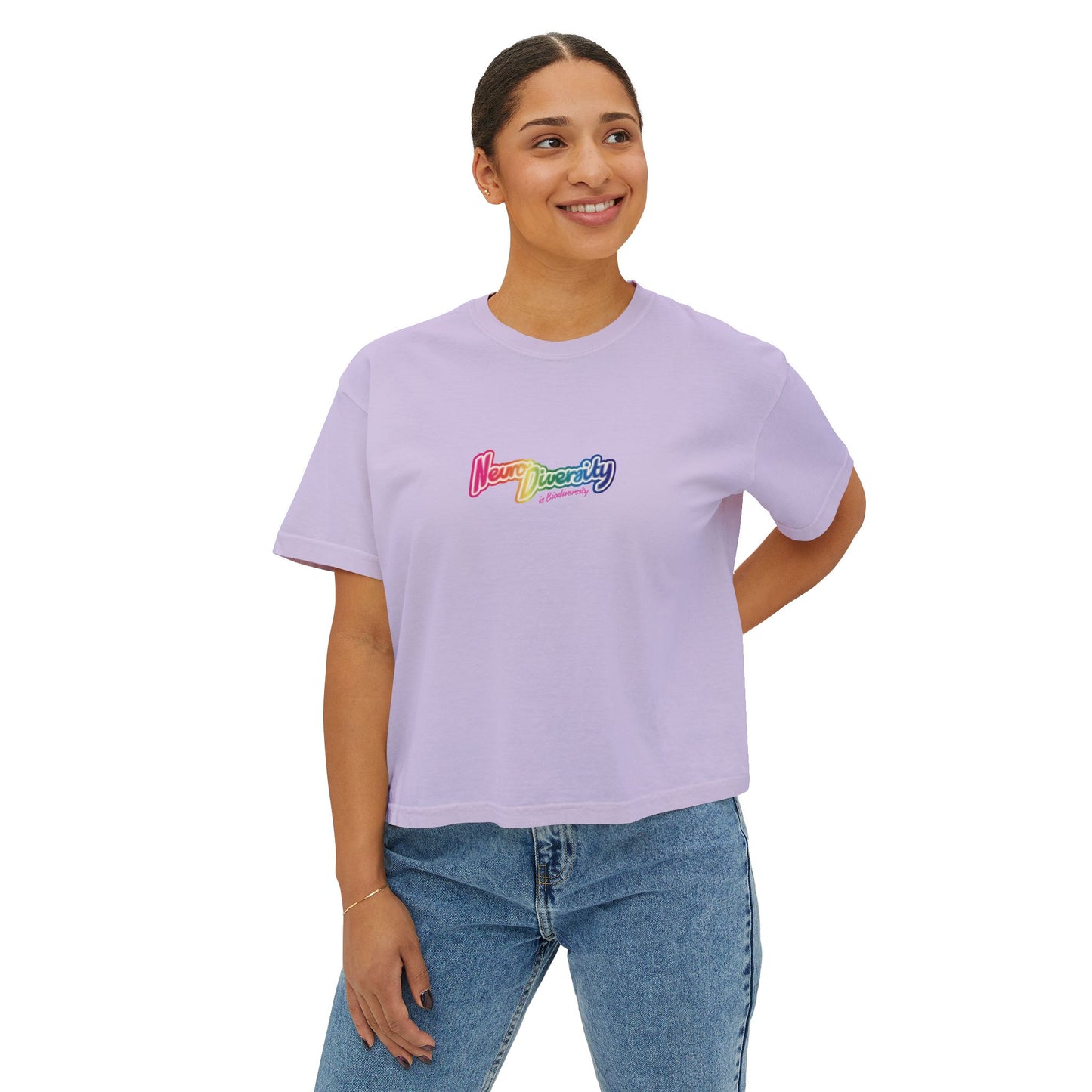Neurodiversity is Biodiversity - Women's Boxy Tee