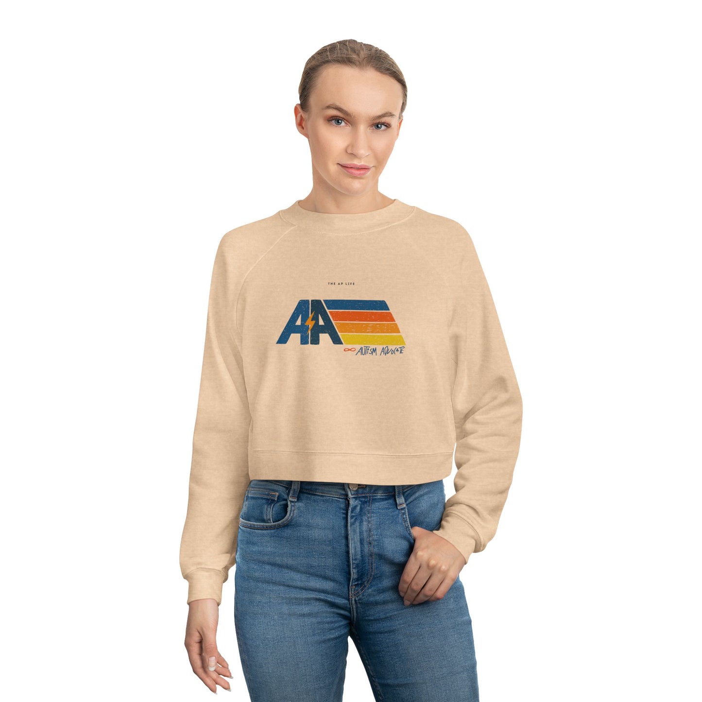Autism Advocate - Women's Cropped Fleece Pullover