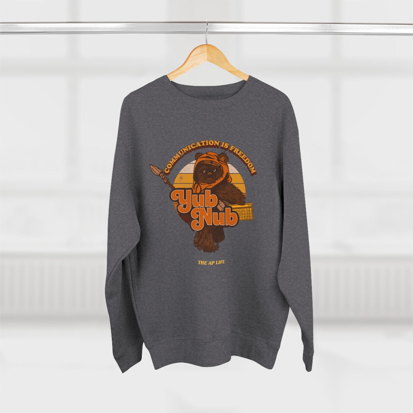 Communication is Freedom - Yub Nub - AAC - Unisex Crewneck Sweatshirt