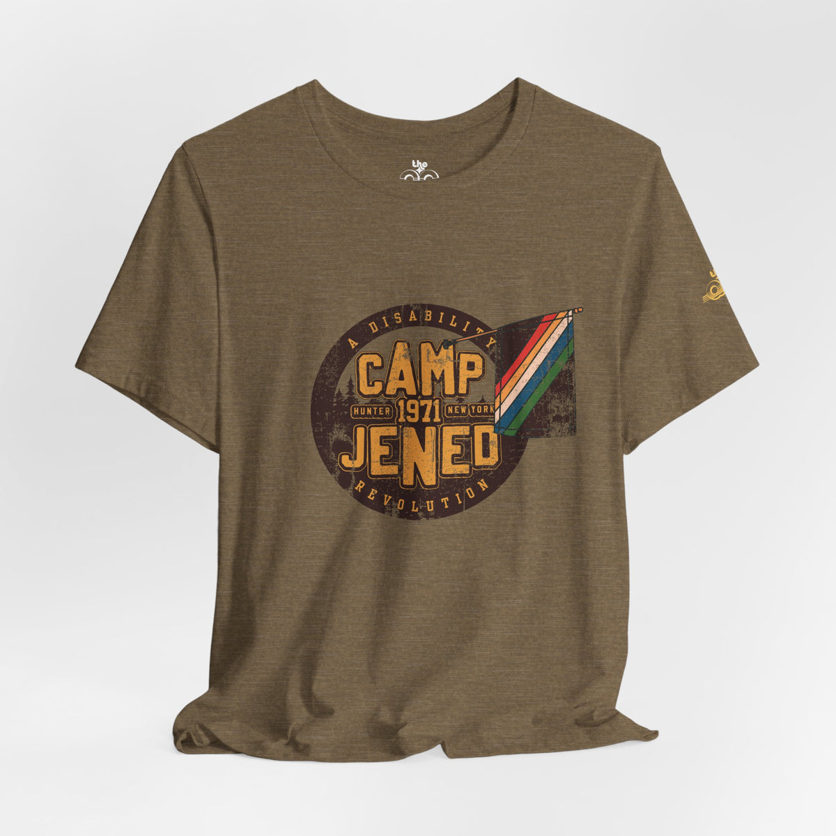 Camp Jened 1971 - A Disability Revolution - Adult Unisex Jersey Short Sleeve Tee