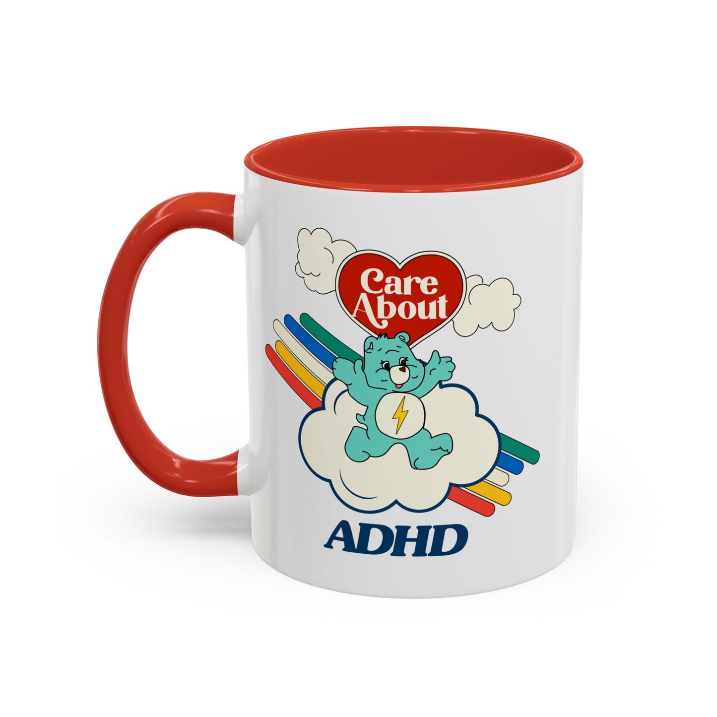 Care About ADHD - Disability Rights Accent Coffee Mug (11, 15oz)