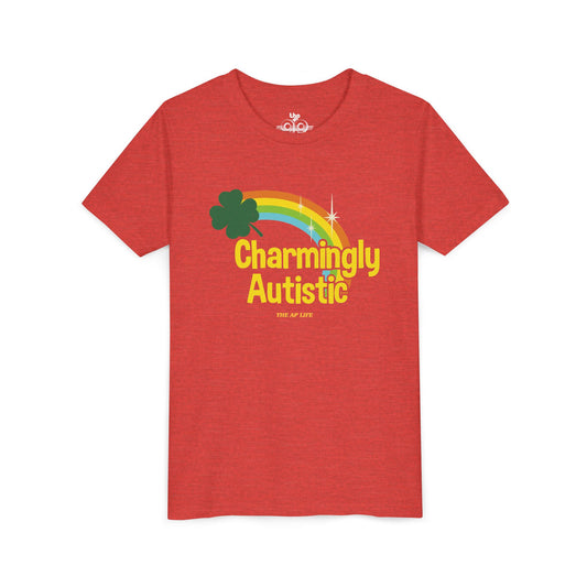 Charmingly Autistic - Youth Unisex Short Sleeve Tee