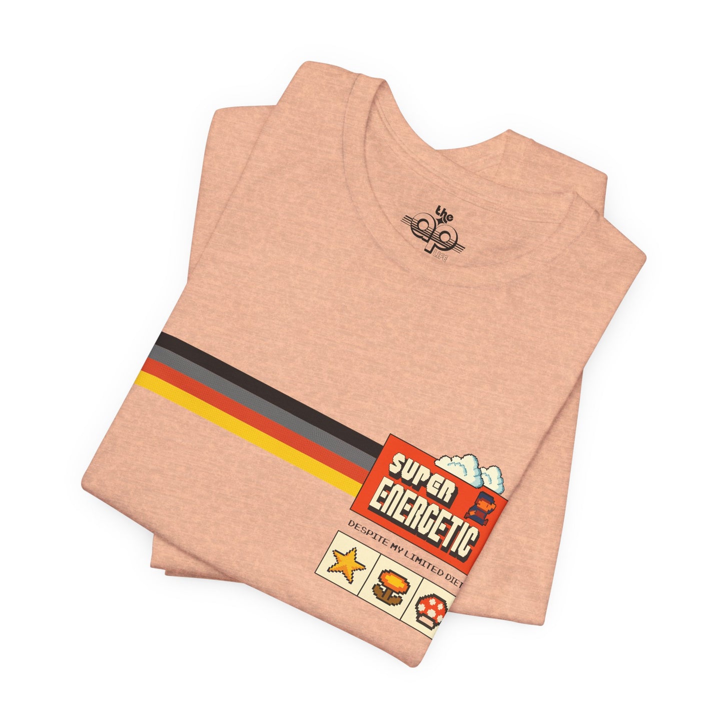Super Energetic Despite My Limited Diet - Adult Unisex Jersey Short Sleeve Tee