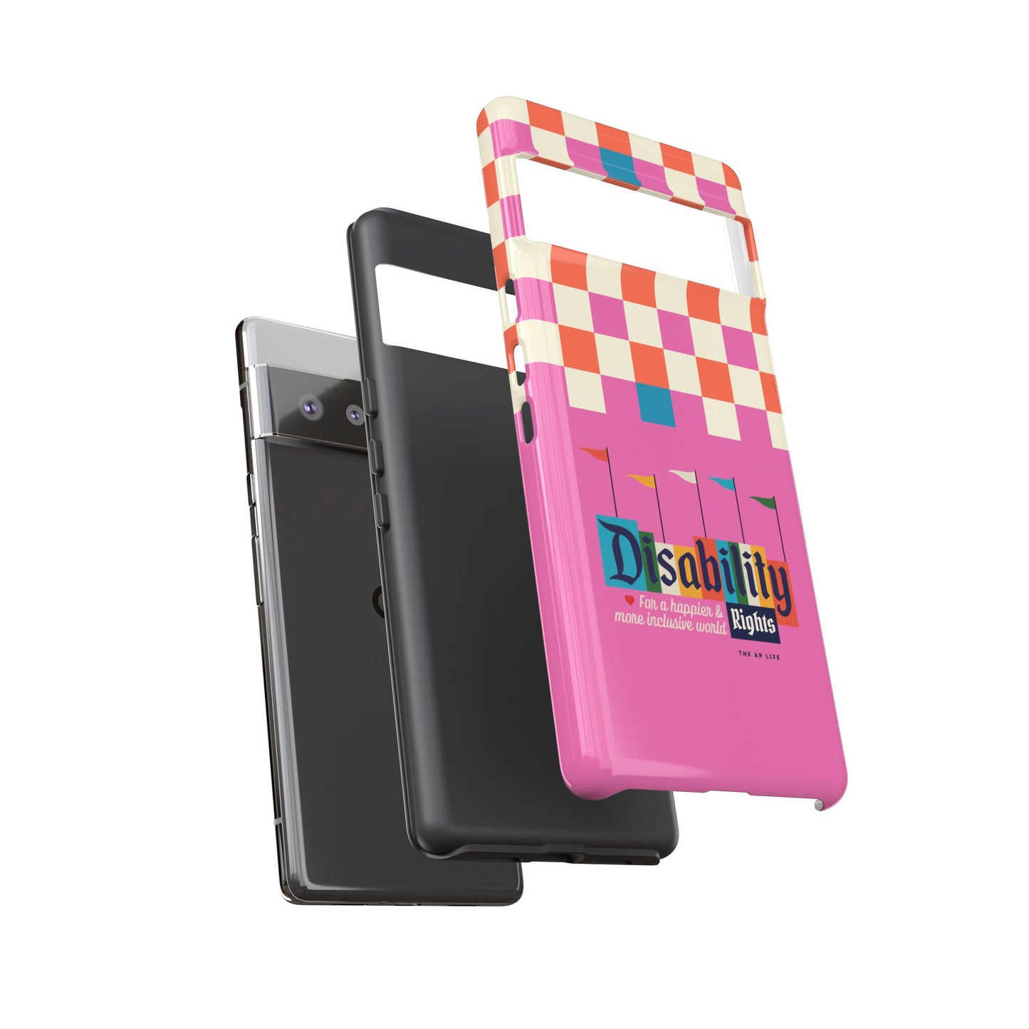 Disability Rights for a Happier & More Inclusive World - Android Phone Case for Google Pixel & Samsung Phones
