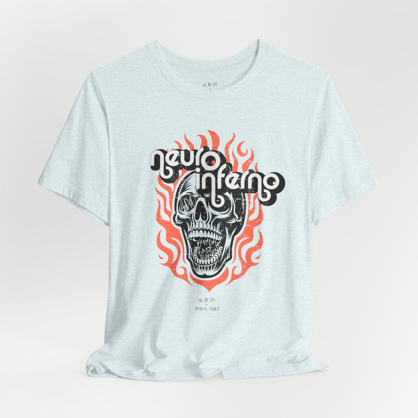 Neuro Inferno - AuDHD Burnout - Patrick Casale - Adult Unisex Jersey Tee (Ships Internationally)