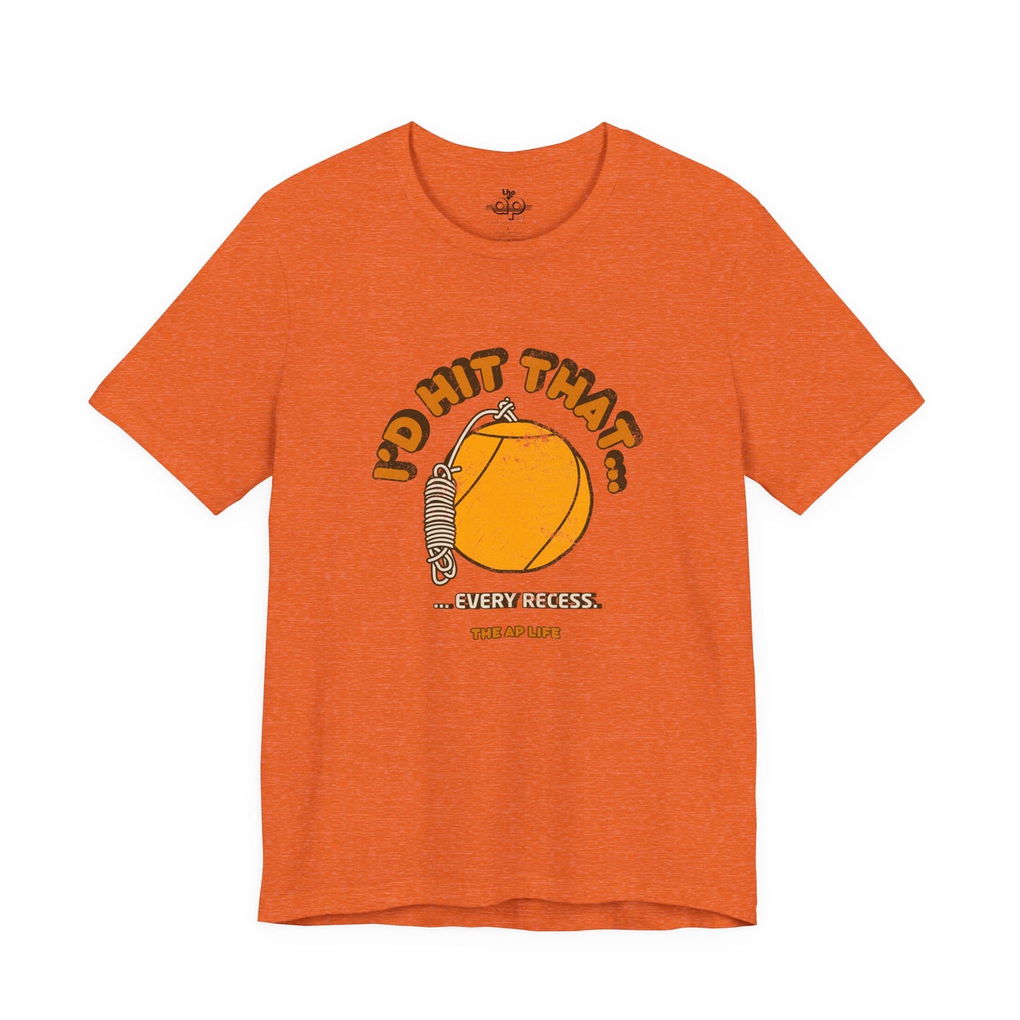 I'd Hit That Every Recess - Adult Unisex Jersey Short Sleeve Tee