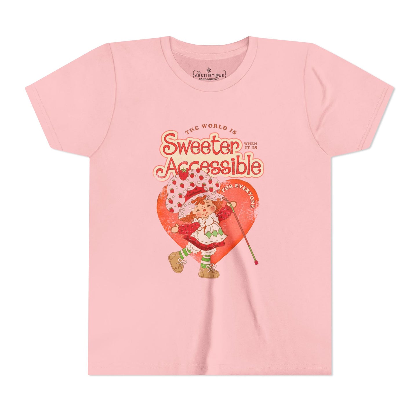 The World is Sweeter, when it is Accessible for Everyone - Youth Unisex Short Sleeve Tee