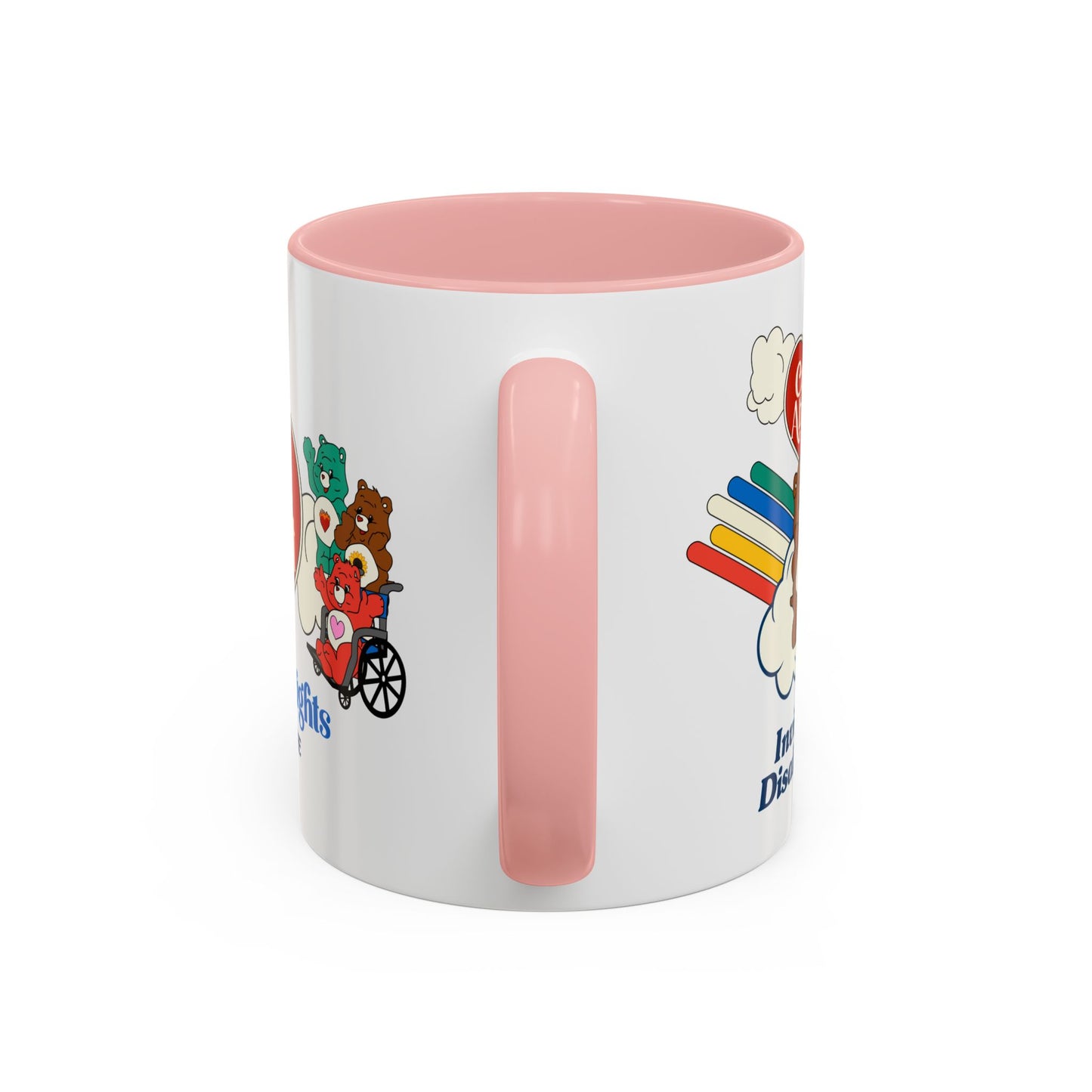 Care About Invisible Disabilities - Disability Rights - Accent Coffee Mug (11, 15oz)