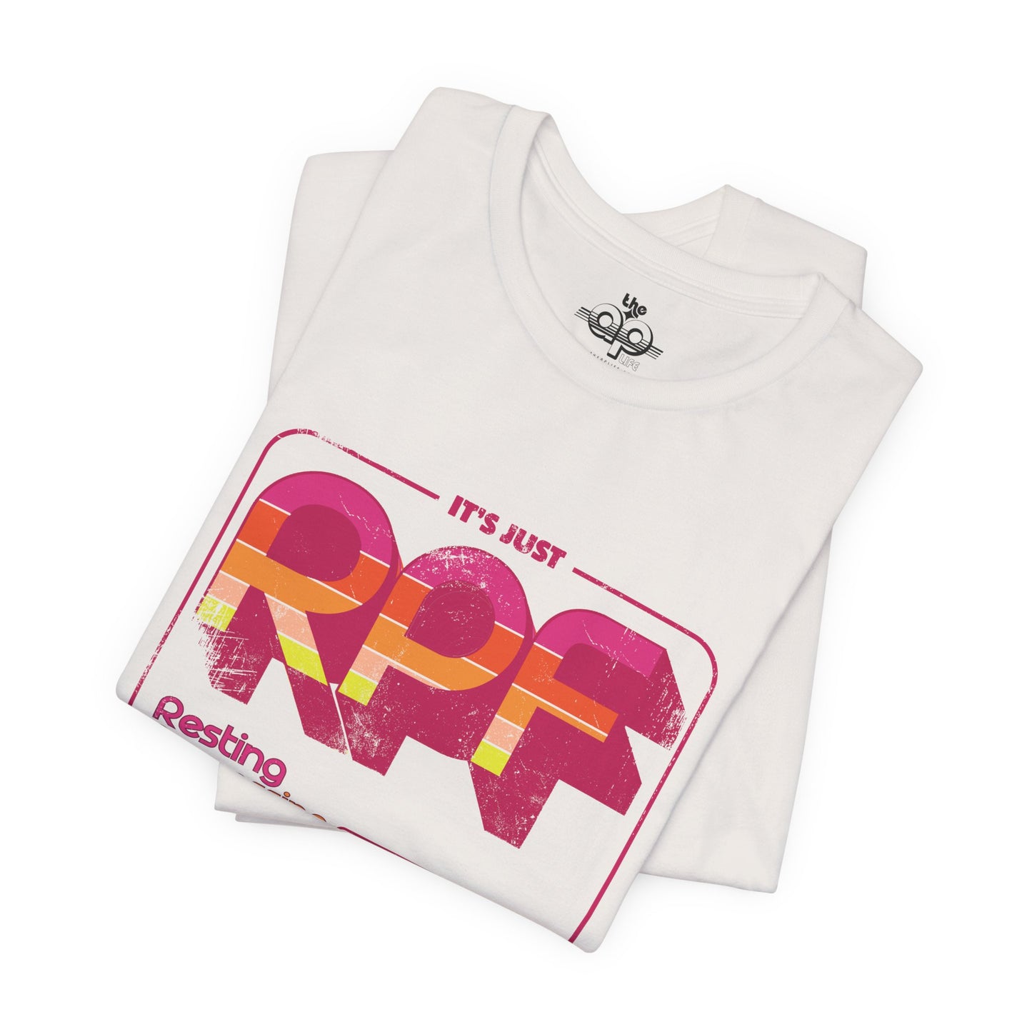 It's Just RPF - Resting Processing Face - Adult Unisex Jersey Short Sleeve Tee