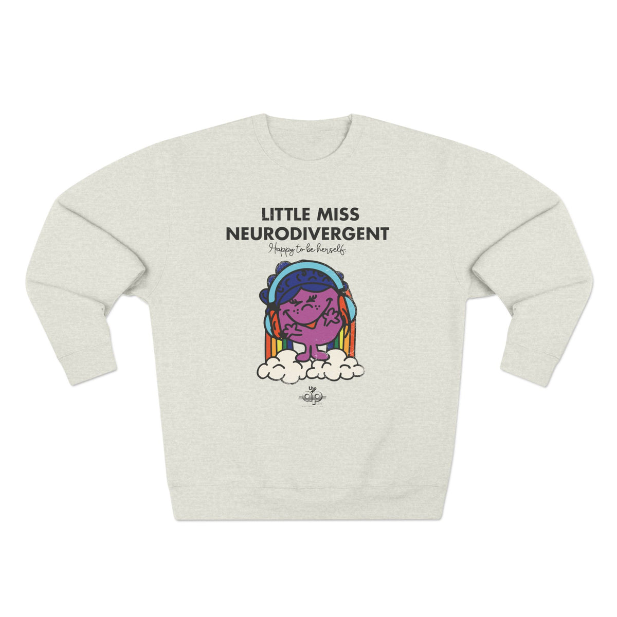 Little Miss Neurodivergent - Adult Unisex Crewneck Sweatshirt