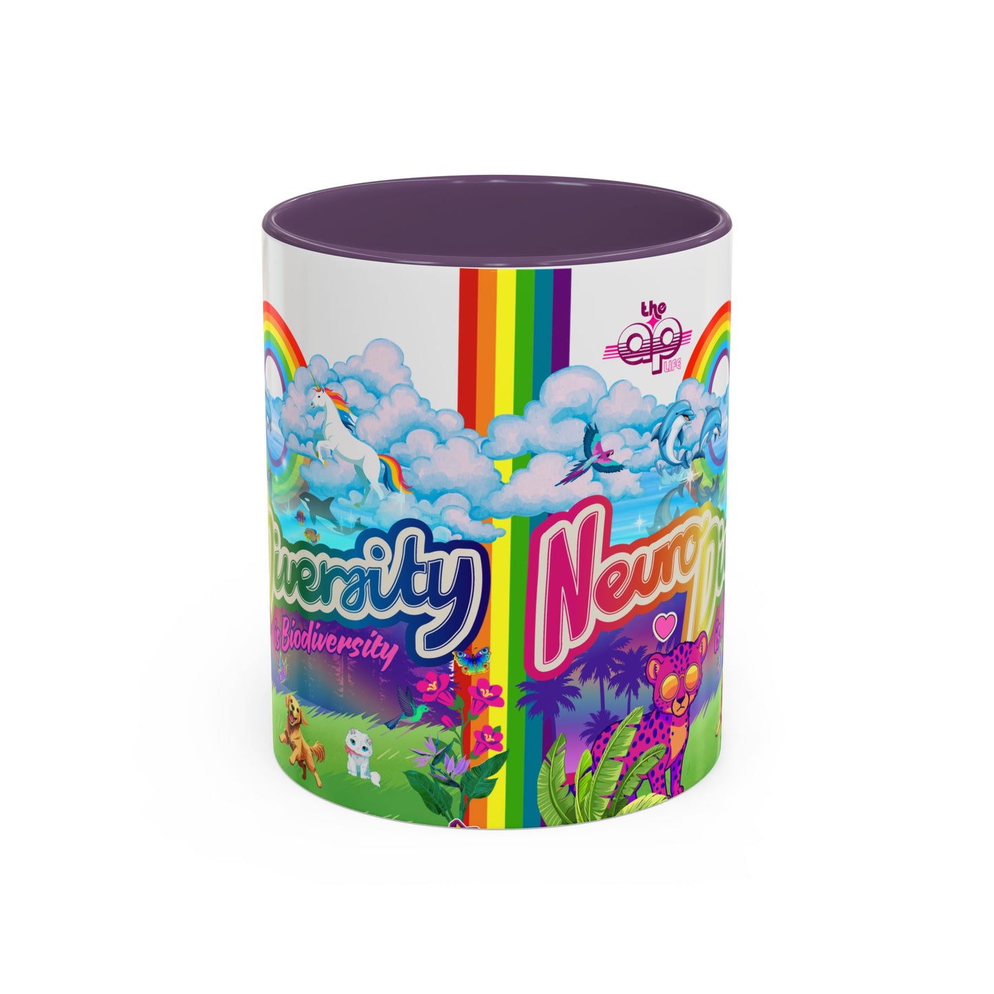 Neurodiversity is Biodiversity - Accent Coffee Mug (11, 15oz)