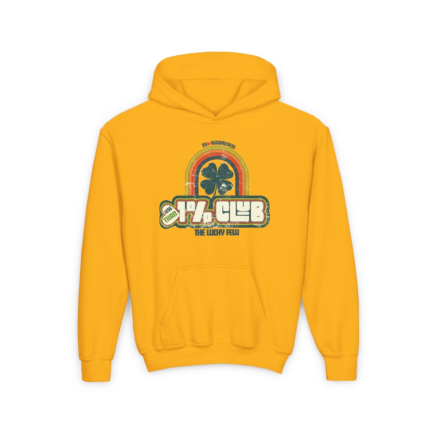 Less Than 1% Club (The Lucky Few) DS Awareness - Youth Unisex Hoodie