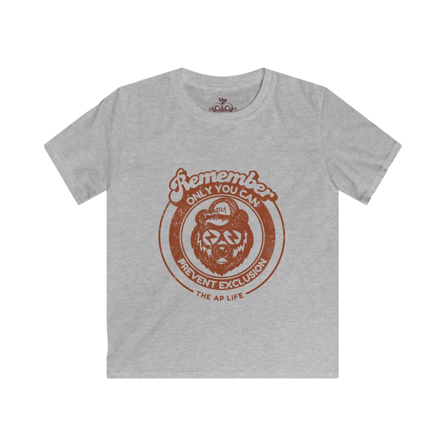 Remember, Only YOU Can Prevent Exclusion - Rizzly Bear Advocate - Youth Unisex Tee