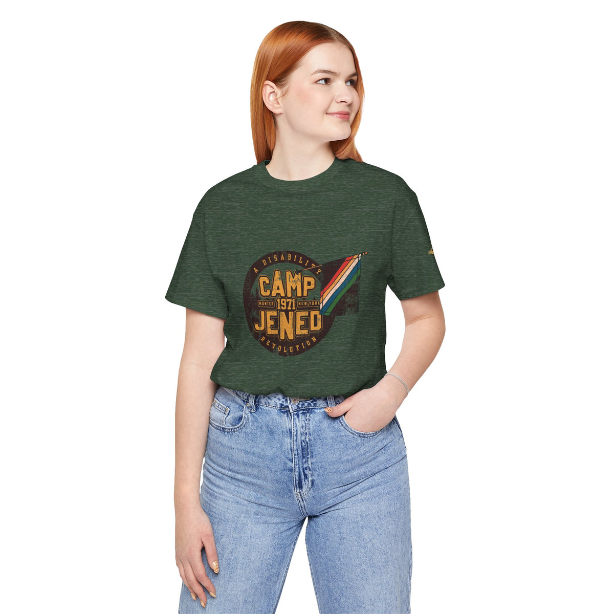 Camp Jened 1971 - A Disability Revolution - Adult Unisex Jersey Short Sleeve Tee