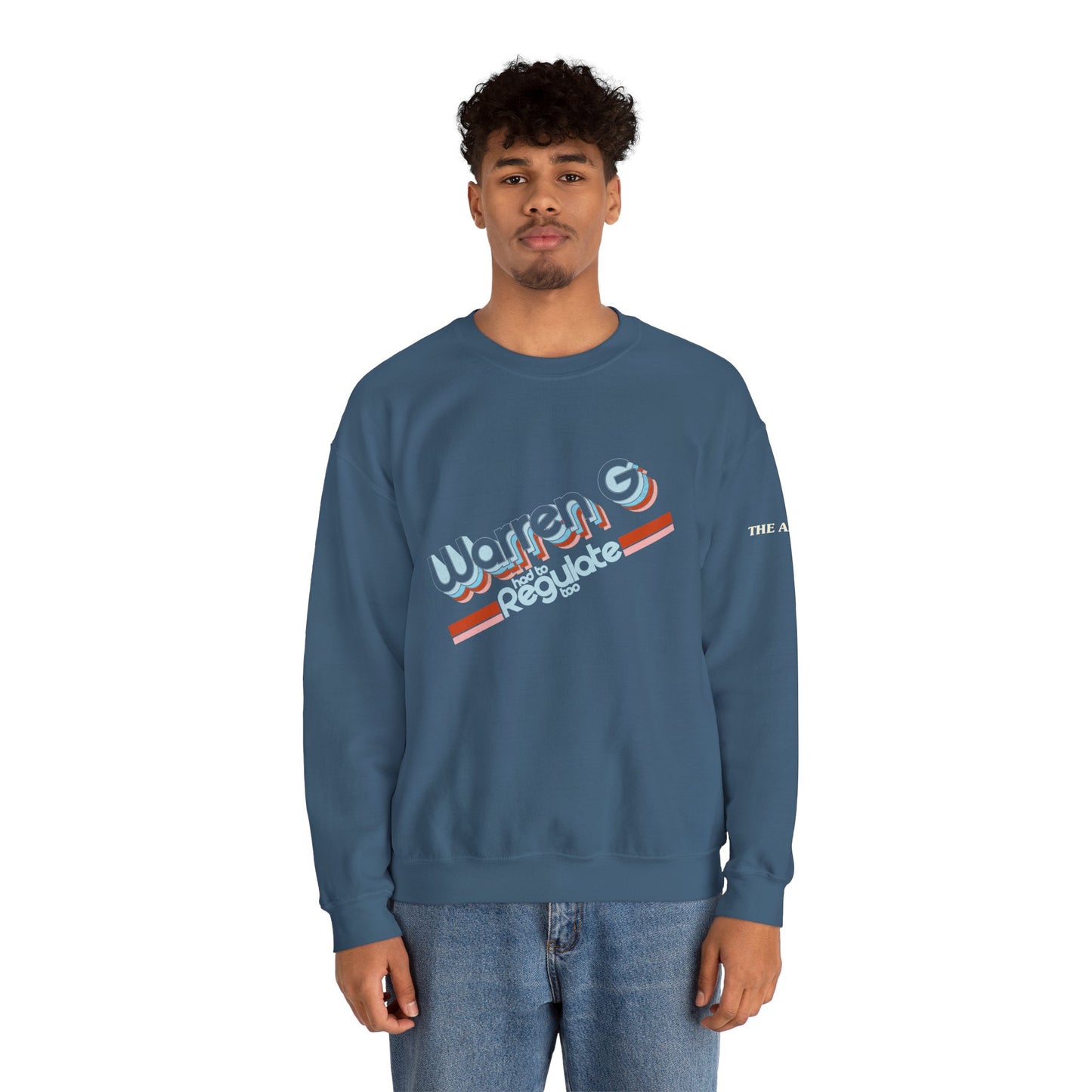Warren G Had to Regulate Too - Adult Unisex Heavy Blend™ Crewneck Sweatshirt