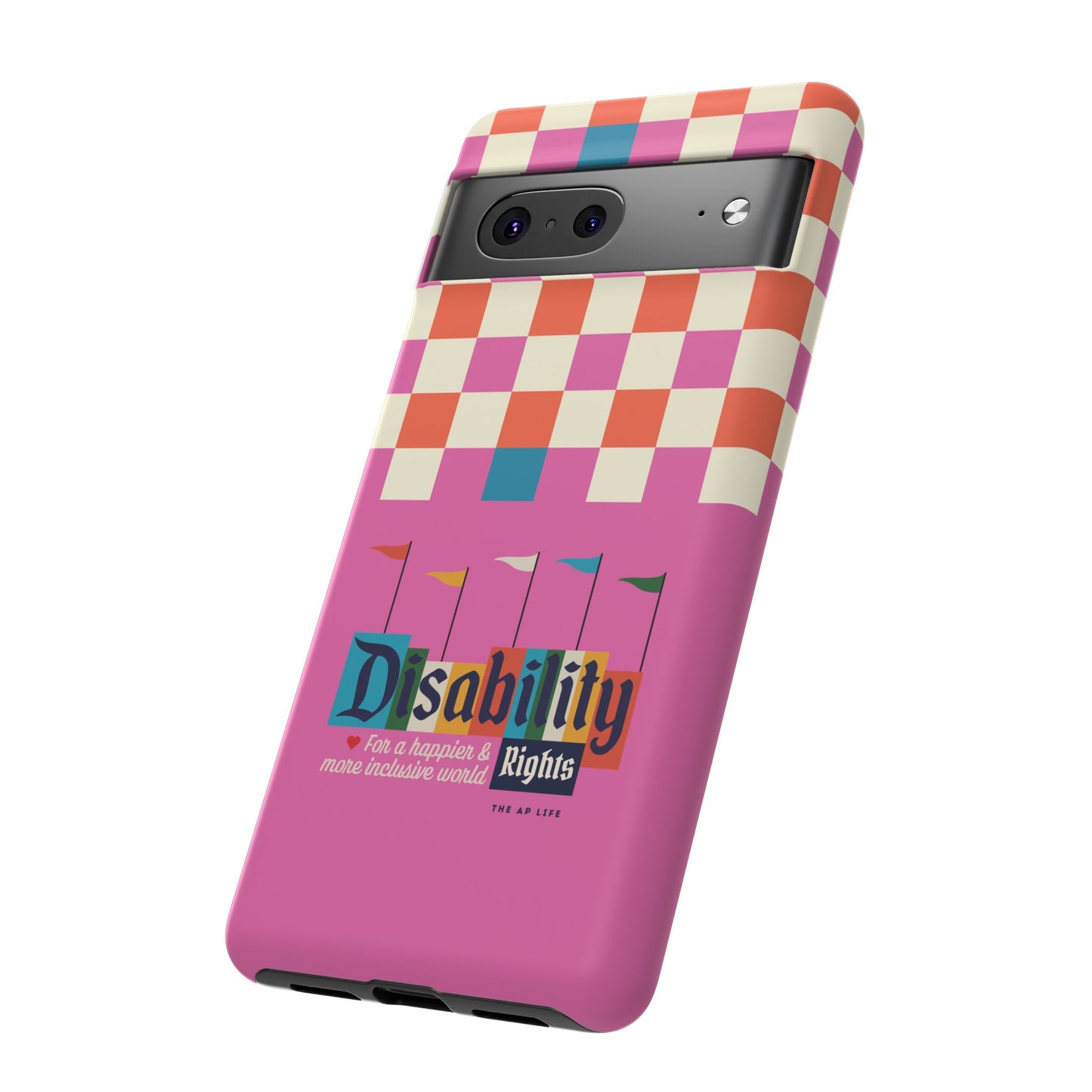 Disability Rights for a Happier & More Inclusive World - Android Phone Case for Google Pixel & Samsung Phones